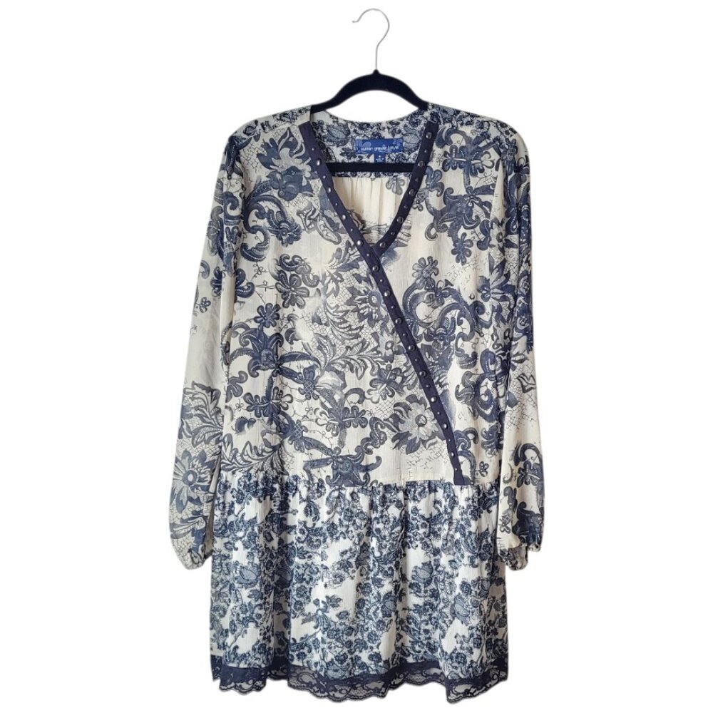 Susan Graver Semi Sheer Boho Tunic